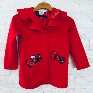 ADORABLE Hello Kitty Coat red size 6